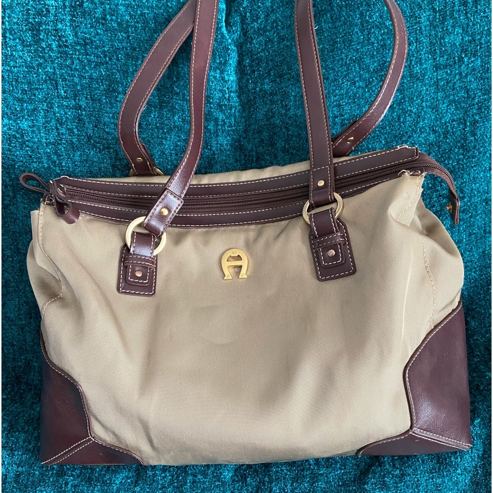 Etienne Aigner Nylon Shoulder Bag